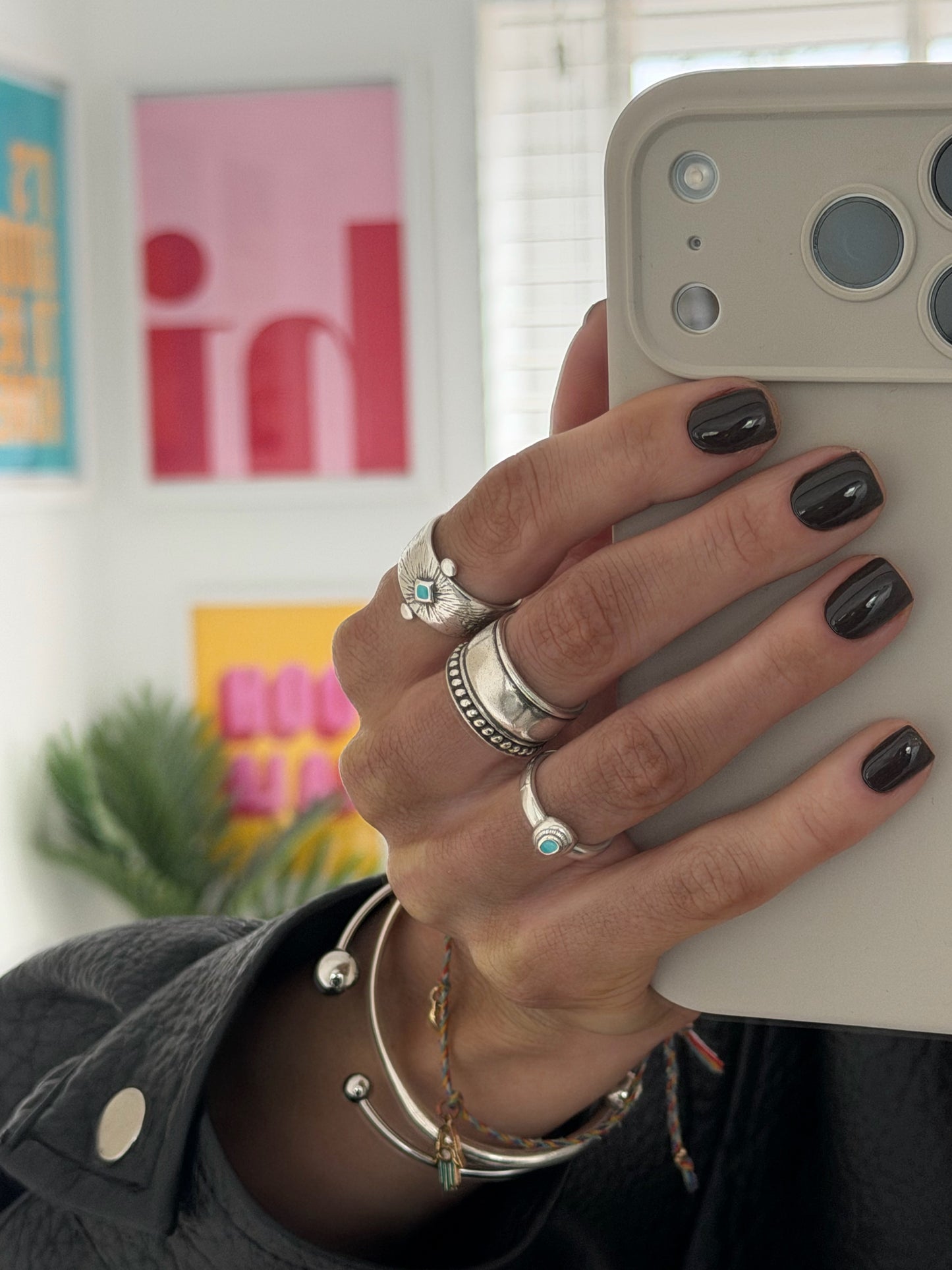 Rhodes Silver Band Ring