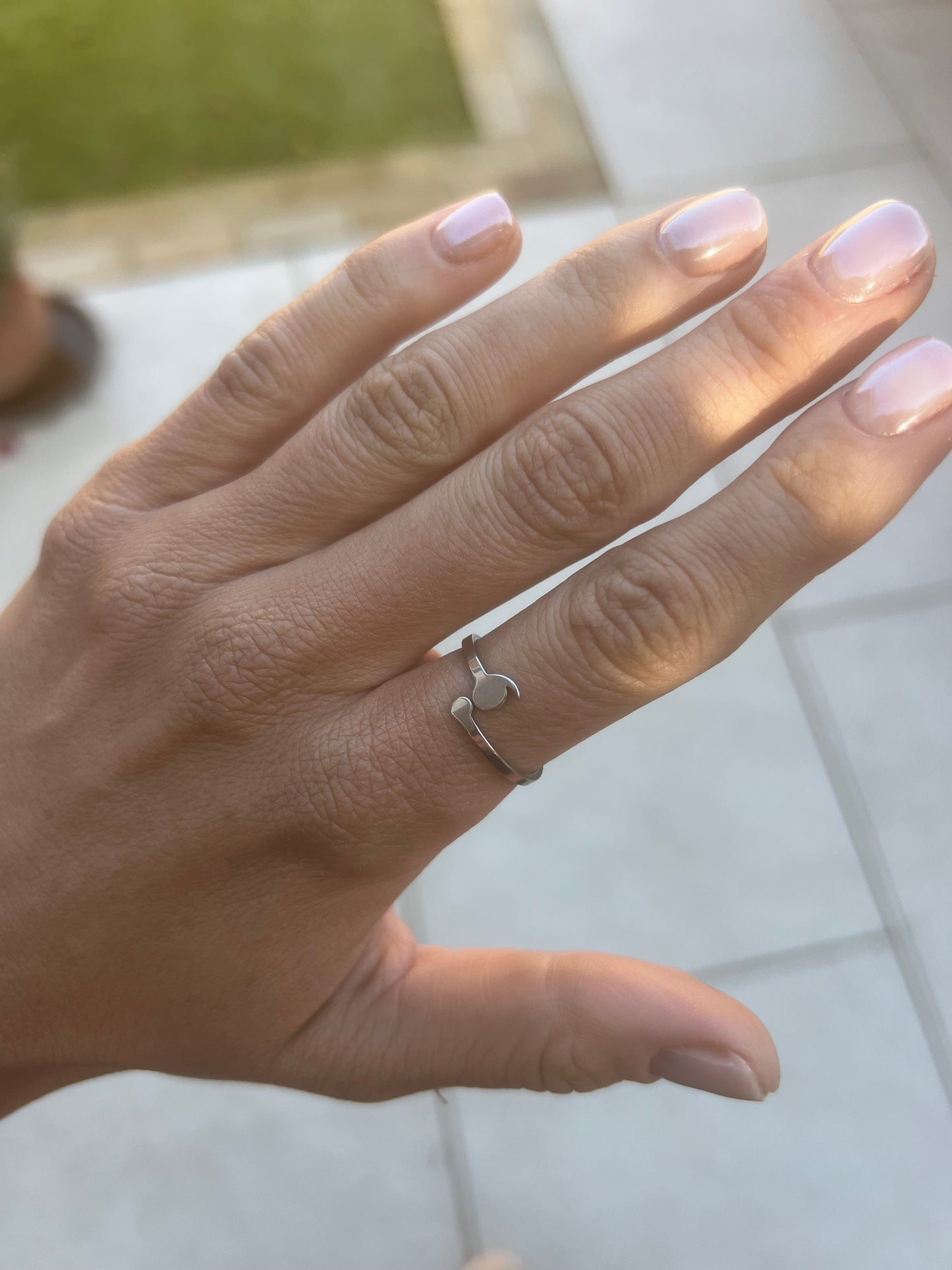 Apostrophe Adjustable Ring