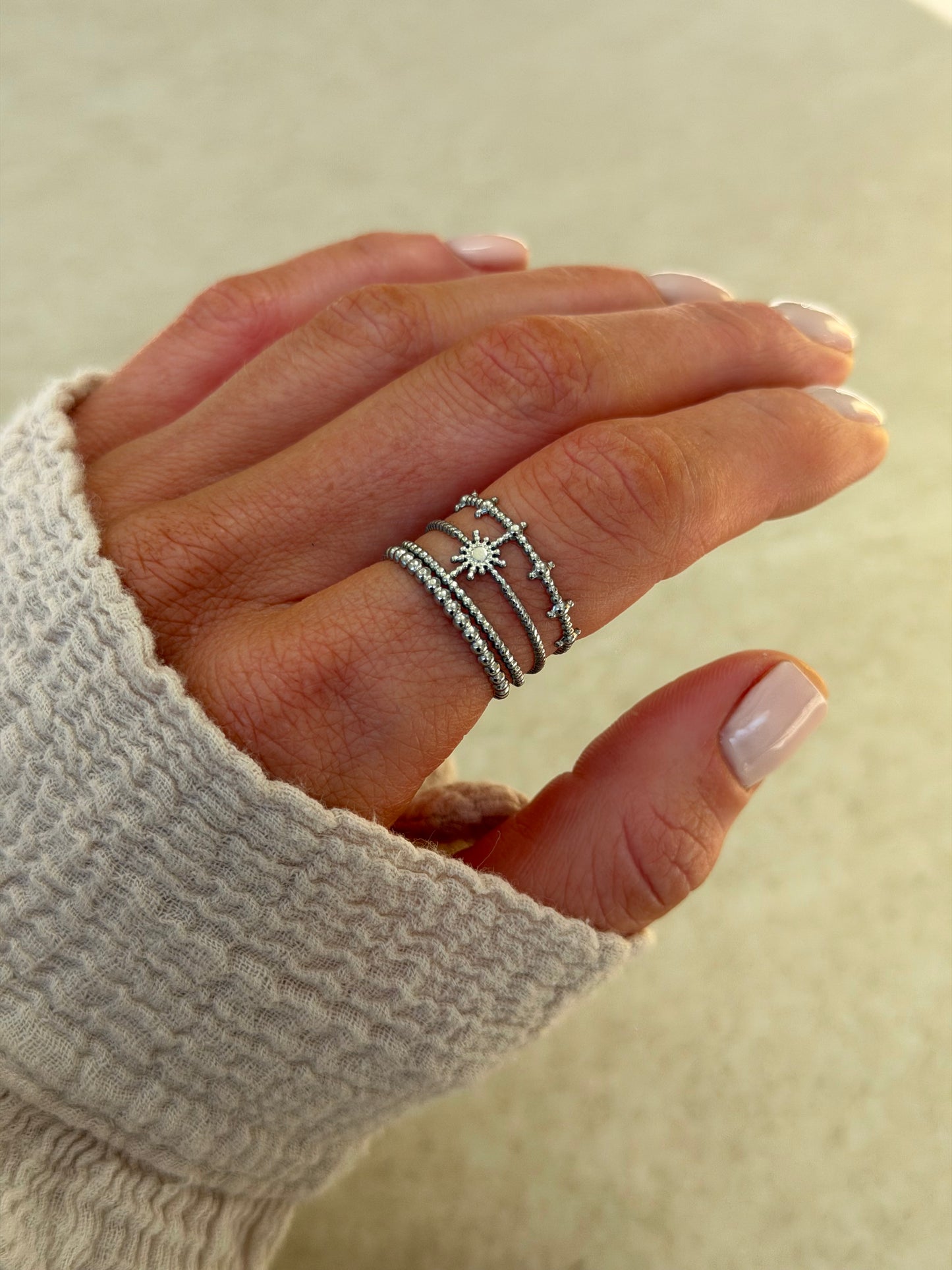 Noor Adjustable Waterproof Ring