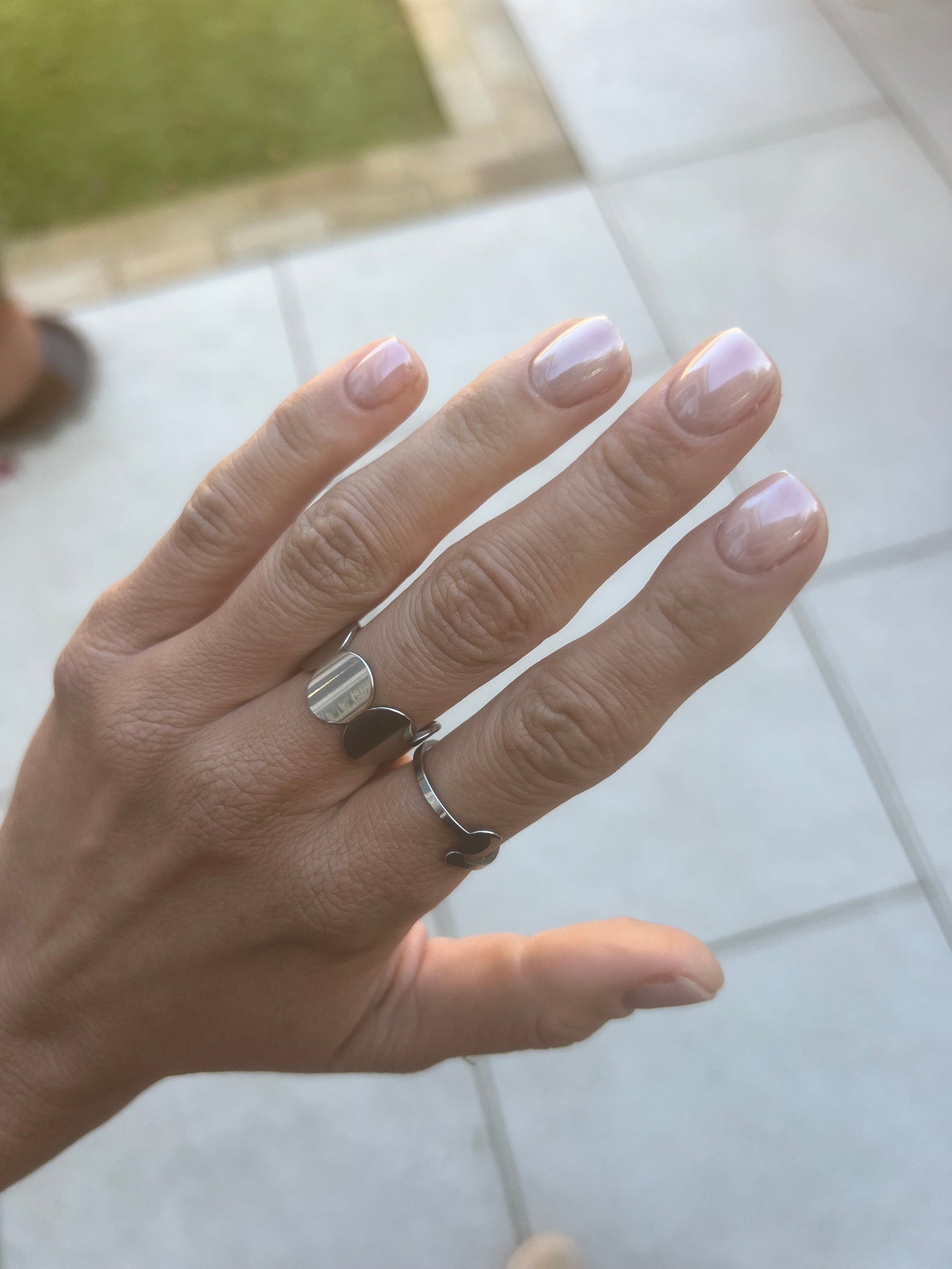 Luna Curve Adjustable Ring