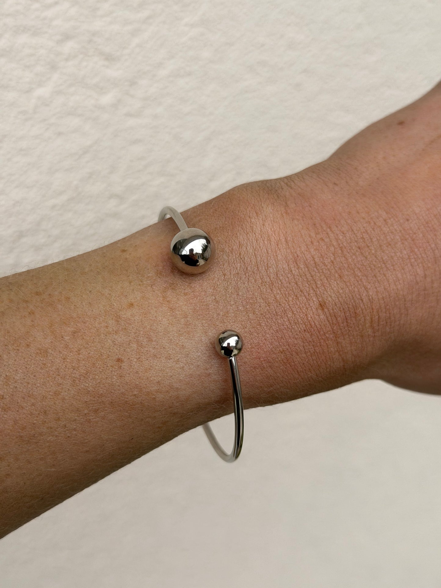 Silver Sphere Bangle