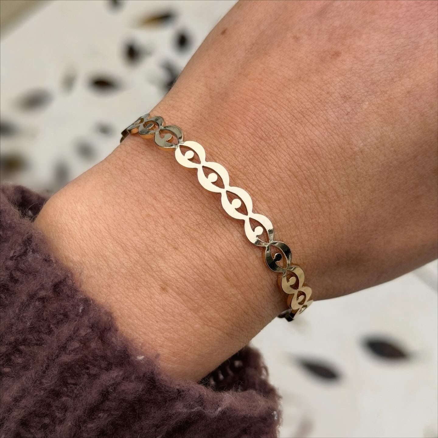 Evil eye bangle