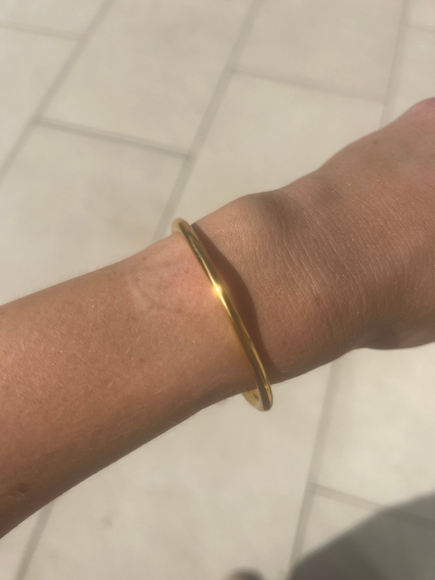 Gold Adjustable Bangle