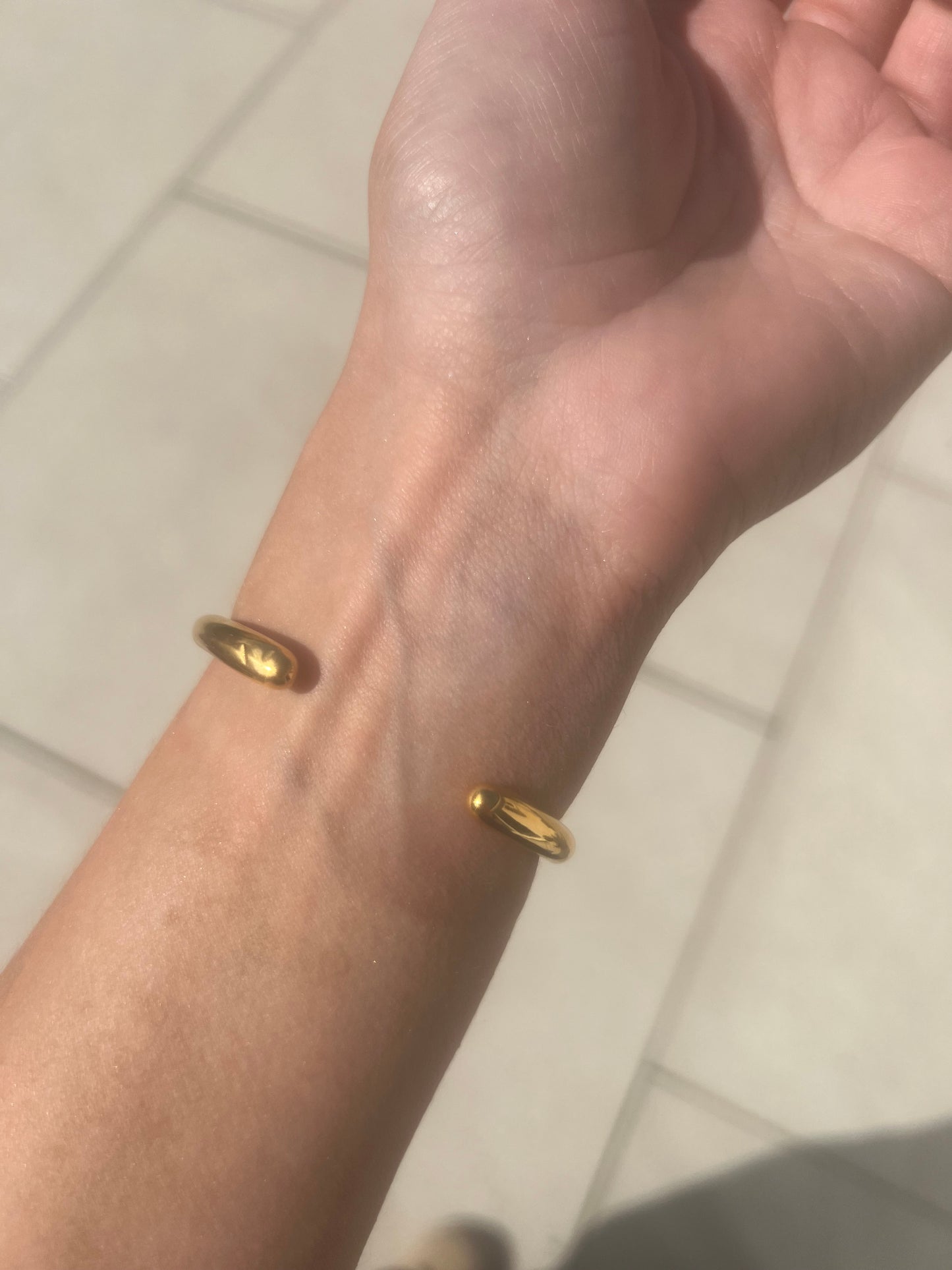 Gold Adjustable Bangle