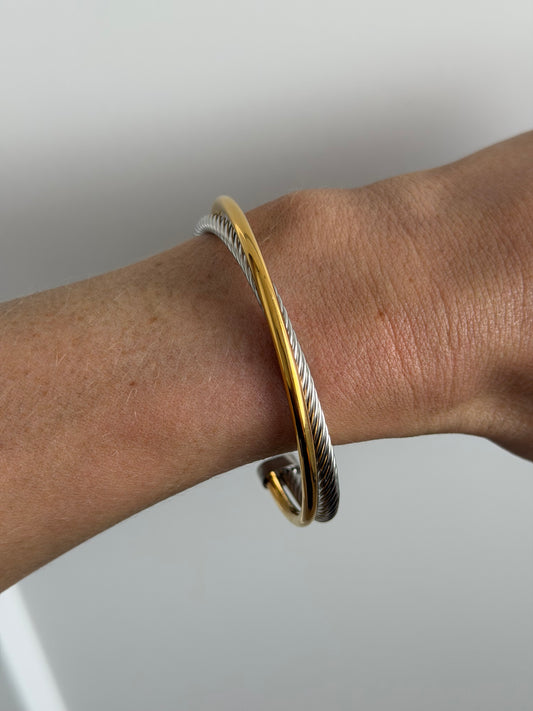 Twist Duo Adjustable Bracelet
