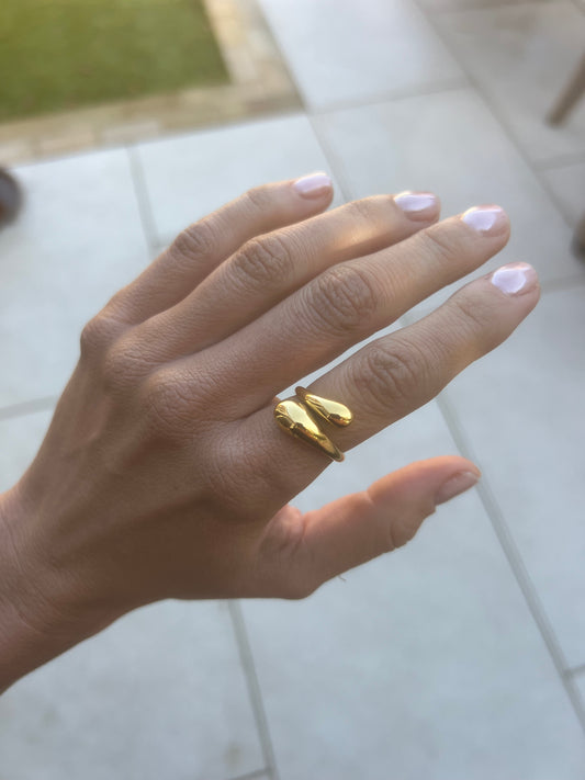 Gold Twist Ring