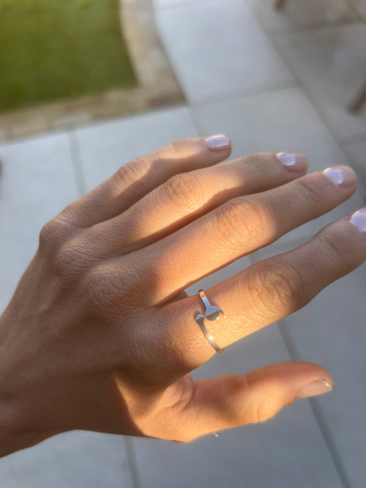 Apostrophe Adjustable Ring