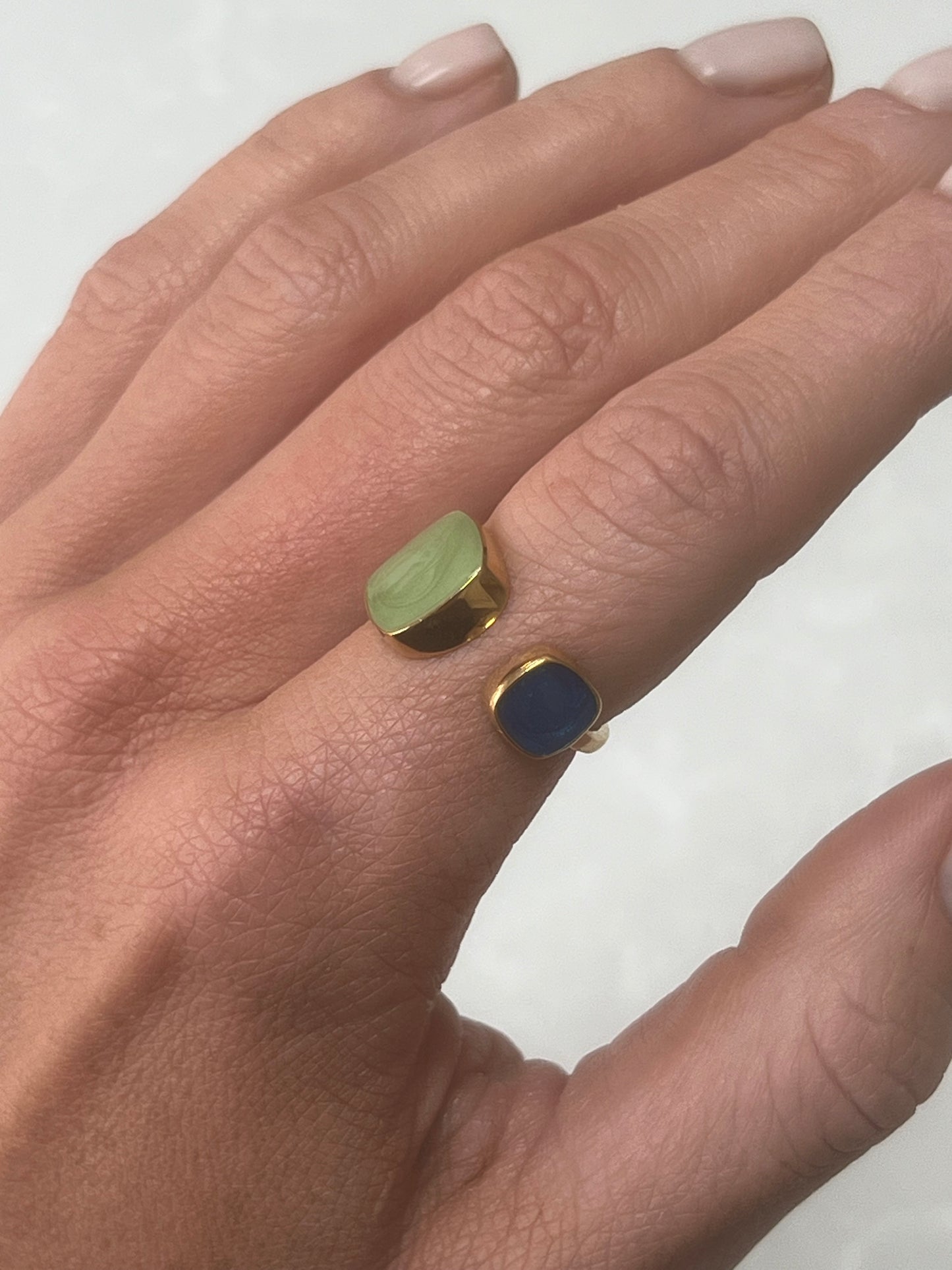 Dual Gem Statement Ring